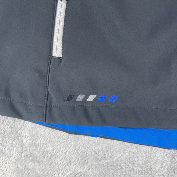 Engelbert Strauss Vest Womens Small Blue Fleece Lined Mock Neck Full Zip - Picture 6 of 13